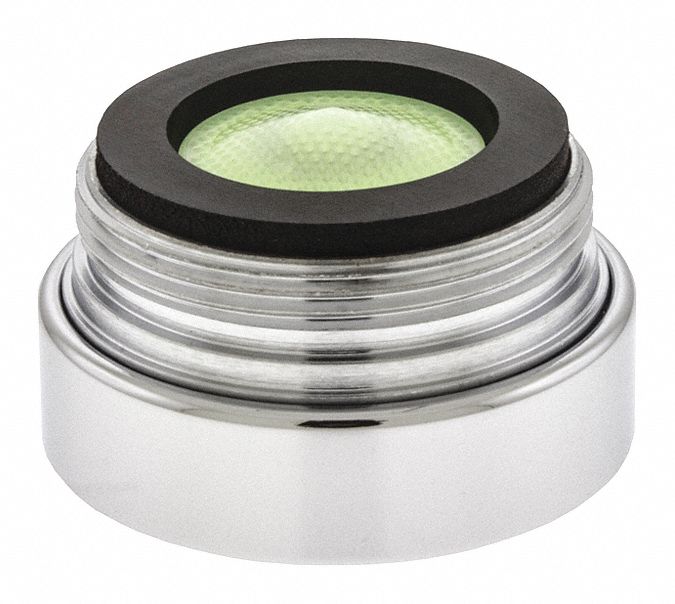 Outlet: 0.5 gpm Flow Rate, Spray Flow Outlet, Brass, Chrome Finish, Male