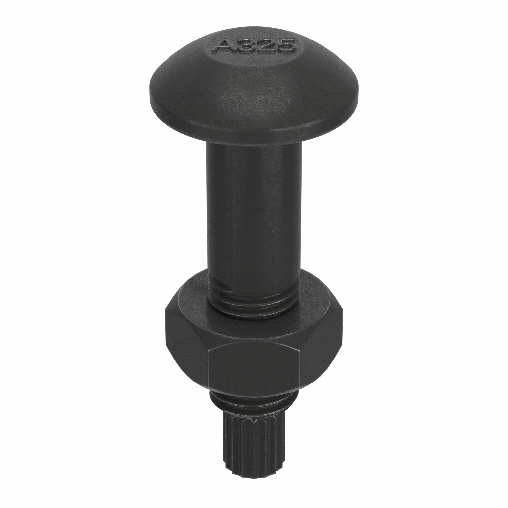 Steel, A325 Type 1, Tension Control Bolt 4XHG4438214BR Grainger