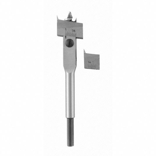 Adjustable spade 2025 drill bit