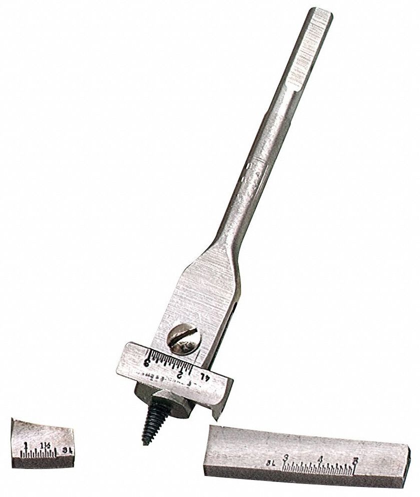 Adjustable spade 2024 drill bit