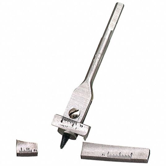 IRWIN, 3 in Drill Bit Size, 11/32 in Shank Dia, Adjustable Spade