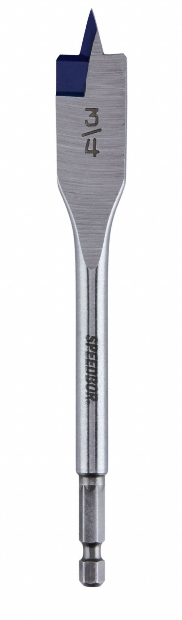 IRWIN Spade Drill Bit, 3/4 in Drill Bit Size, Hex, Carbon Steel 4XK96