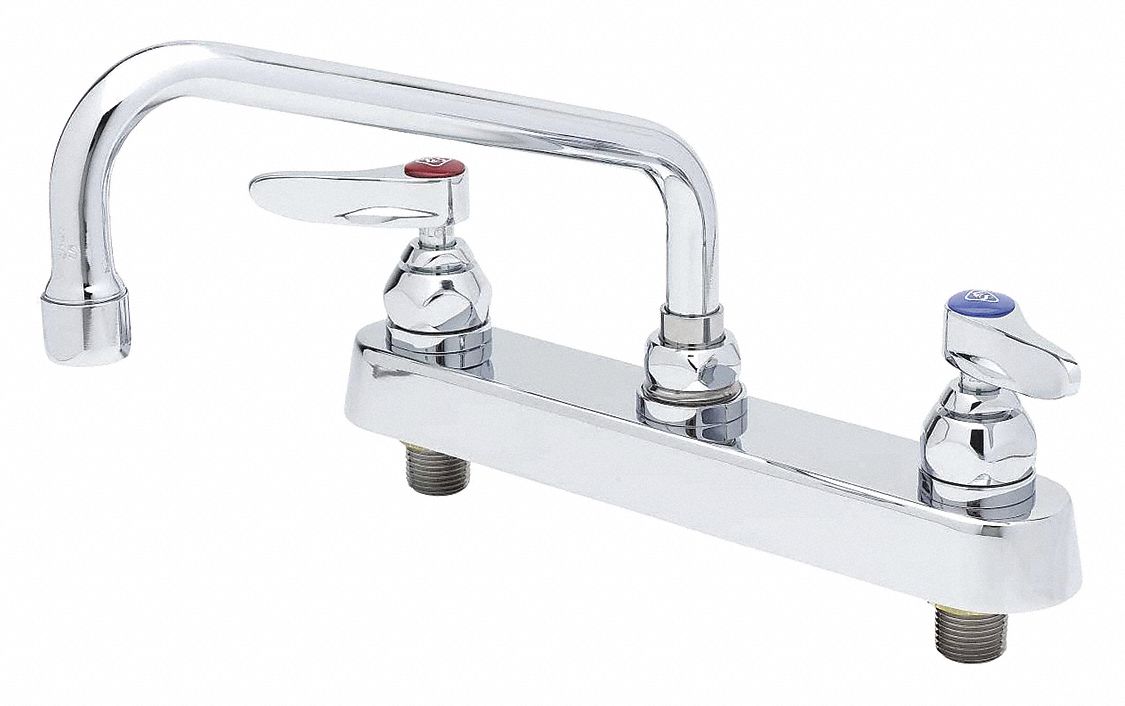 T S Brass Low Arc Laundry Sink Faucet Lever Faucet Handle Type