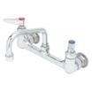 Low-Arc-Spout Dual-Lever-Handle Two-Hole Centerset Wall-Mount Multipurpose Faucets