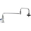 Double-Joint-Spout Single-Lever-Handle Single-Hole Deck-Mount Kitchen Sink Faucets image