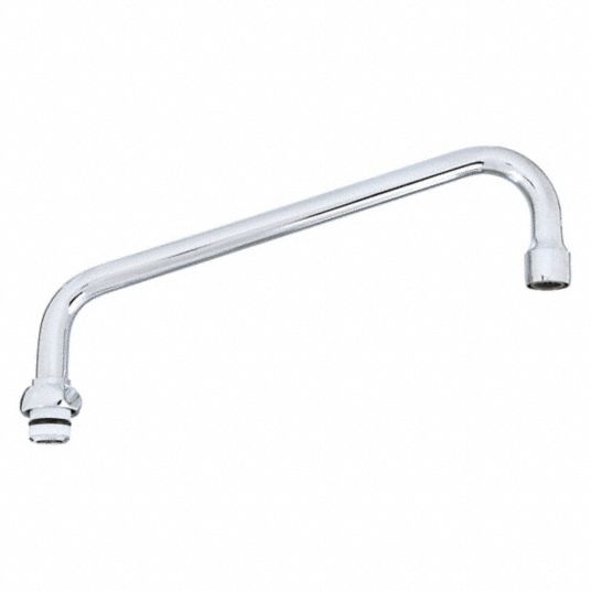 Angled Straight Faucet Spout, Fits T&S Brass Brand, Spout - 4XKP6|061X ...