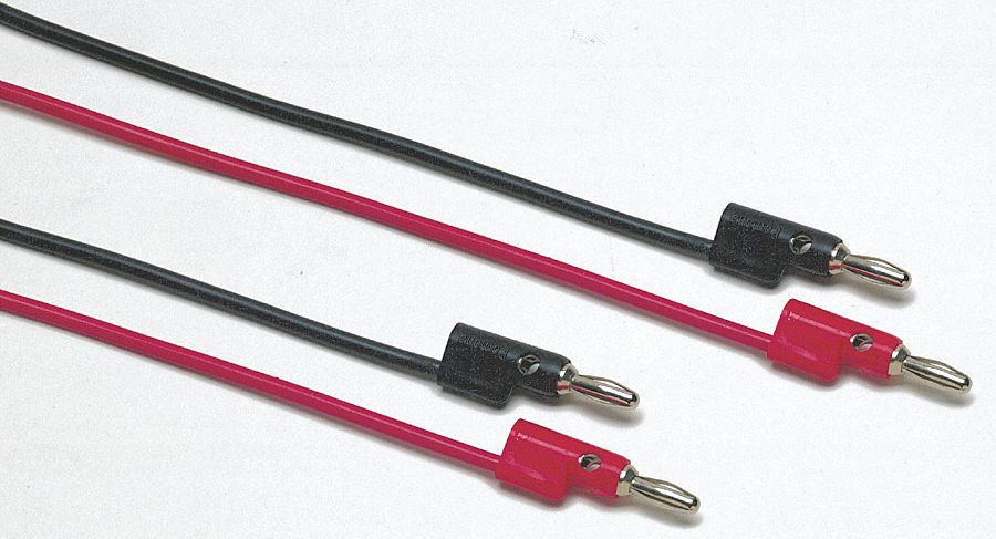 4XKX1 - Banana Plug to Banana Plug Lead Set 36In