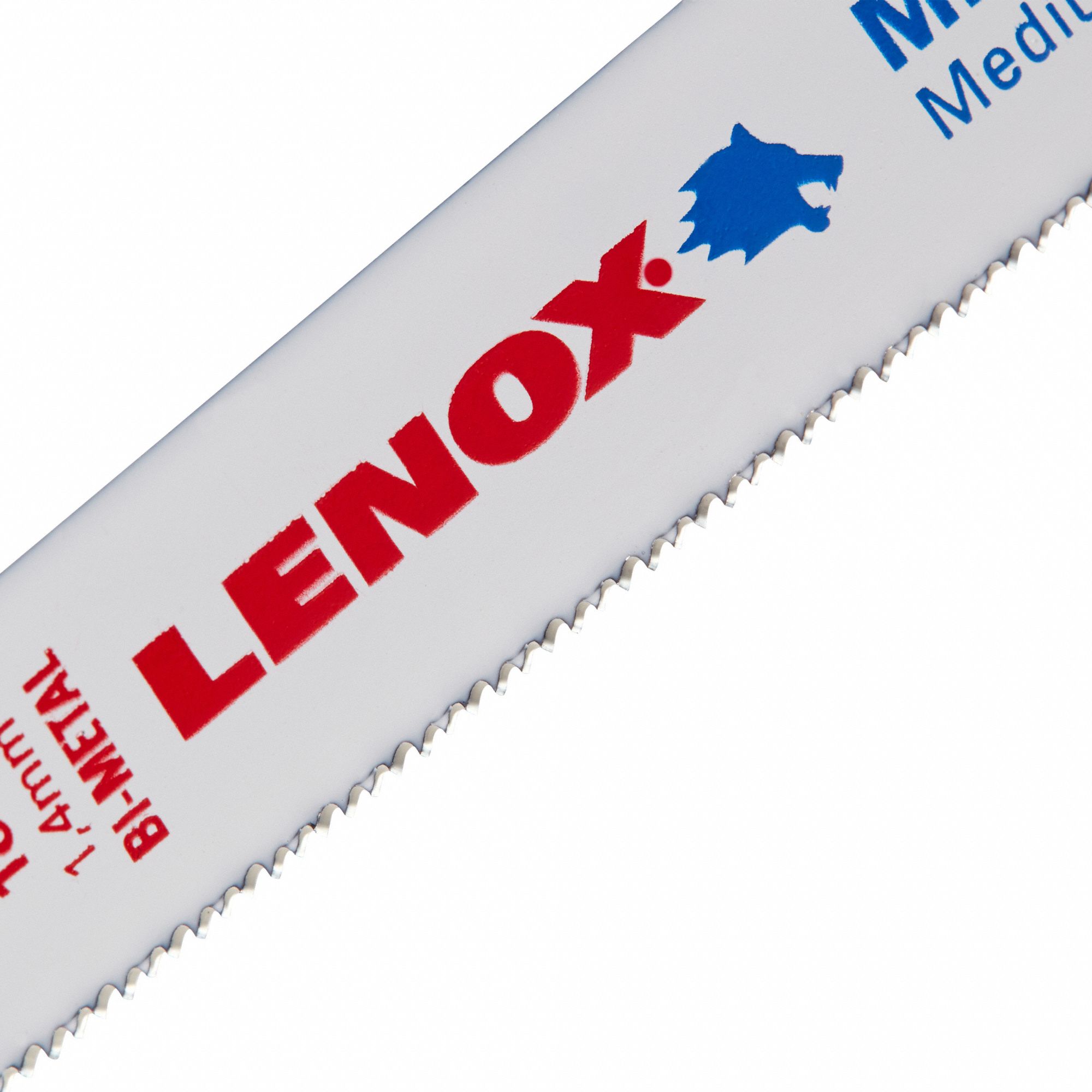 LENOX Reciprocating Saw Blade 18, 6 in Blade Lg, 3/4 in Ht, 0.035 in Cut Wd, Straight Back, 5