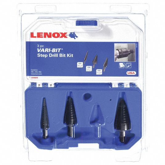 Lenox step drill deals bit