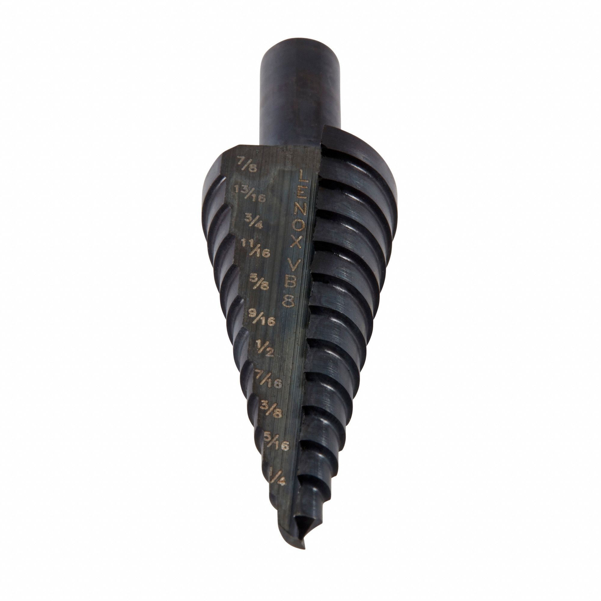 LENOX Step Drill Bit, HSS, 12 Sizes, 3/16-7/8 In. - 4XL30|30908VB8 ...