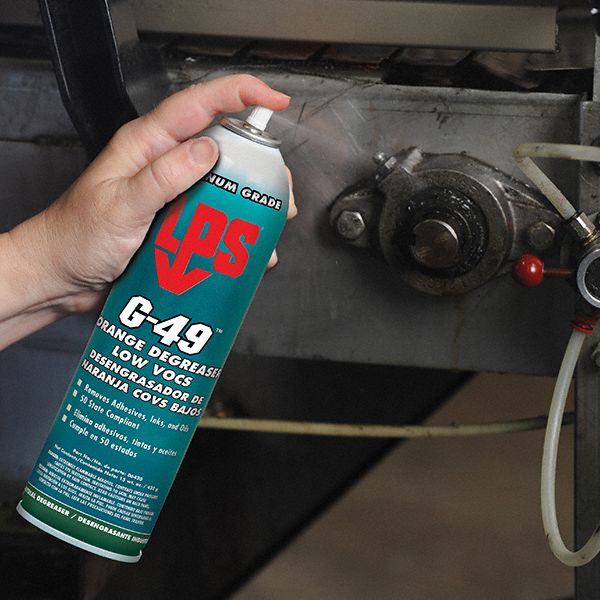 LPS Degreaser, Acetone; Orange, 15oz, Aerosol 4XME906420 Grainger
