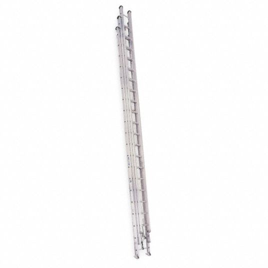 WERNER 60 ft Aluminum Extension Ladder, 250 lb Load Capacity, 179.0 lb