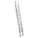 EXTENSION LADDER, 20 FT LADDER SIZE, ALUMINUM, 300 LB LOAD CAPACITY, 37 LB W, 2 SECTIONS
