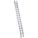 EXTENSION LADDER, 32 FT LADDER SIZE, ALUMINUM, 300 LB LOAD CAPACITY, 67 LB W, 2 SECTIONS