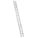 EXTENSION LADDER, 40 FT LADDER SIZE, ALUMINUM, 300 LB LOAD CAPACITY, 90 LB W, 2 SECTIONS