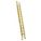 EXTENSION LADDER, 24 FT LADDER SIZE, FIBREGLASS, 375 LB LOAD CAPACITY, 59 LB W, 2 SECTIONS