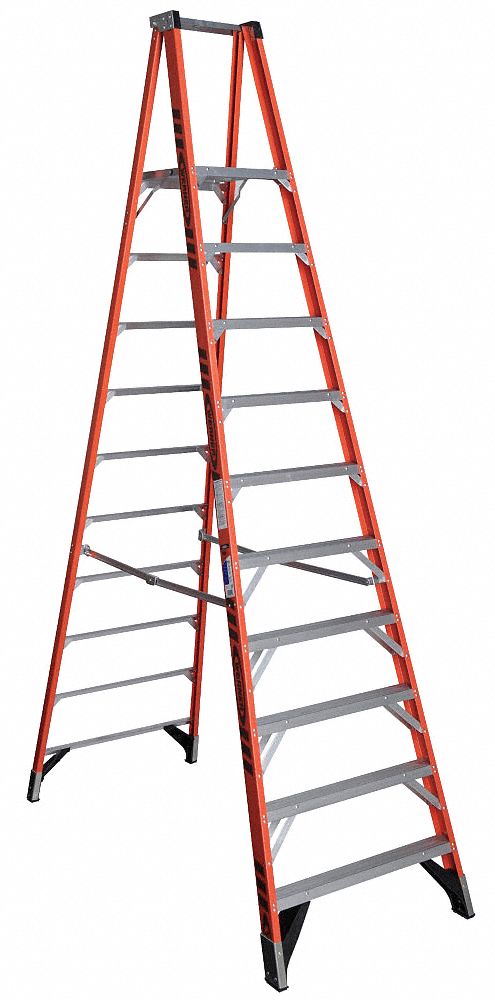 4XP29 - Platform Stepladder 10 ft. FGL 300 lb.