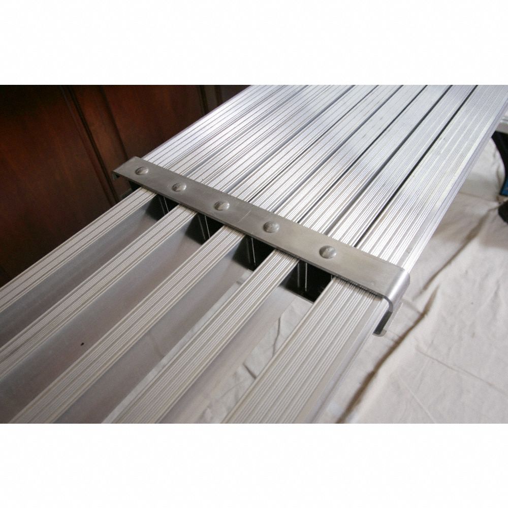 WERNER Extension Plank 6 to 9 ft Overall Lg, 14 in Overall Wd, 2 in