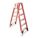 TWIN STEPLADDER,FIBERGLASS,IAA,6FT,T7400