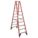 TWIN STEPLADDER,FBRGLS,IAA,10FT,T7400