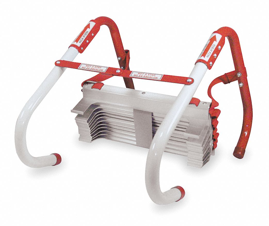 KIDDE, 3 Stories, 25 ft Overall Lg, Emergency Escape Ladder