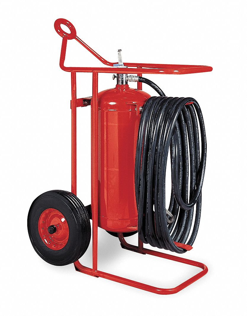 Dry Chemical, ABC Class Wheeled Fire Extinguisher With 150 Lb Capacity ...