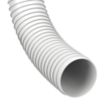 Light-Duty White PVC Duct Hoses for Dust with Plastic Helix