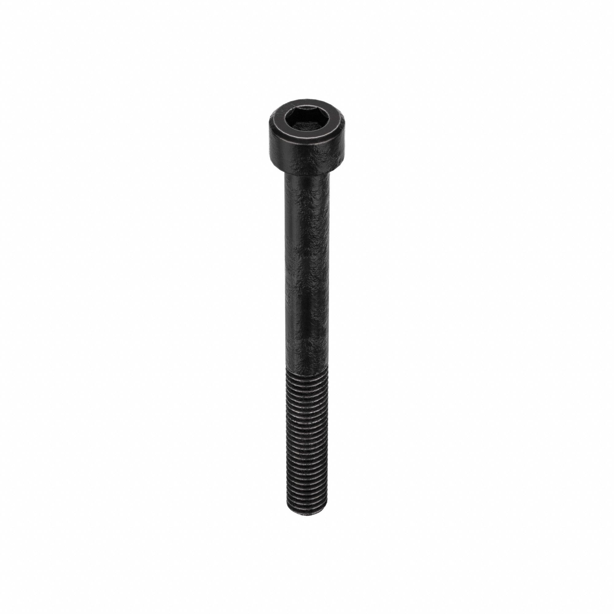 SOCKET HEAD CAP SCREW, #10-32 THREAD, 2 IN L, STD, BLACK OXIDE, STEEL, 0.19 IN HEAD H, 100 PK