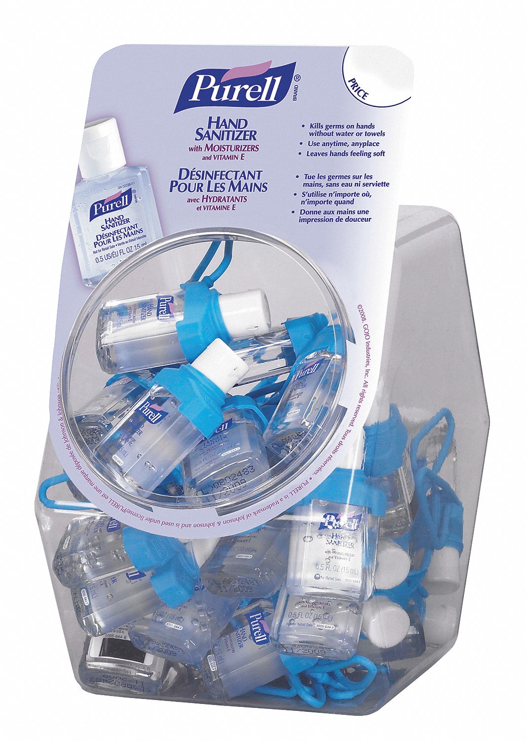 PURELL 0.5 oz. Hand Sanitizer, 36 PK - 4XVJ2|3005-WRP