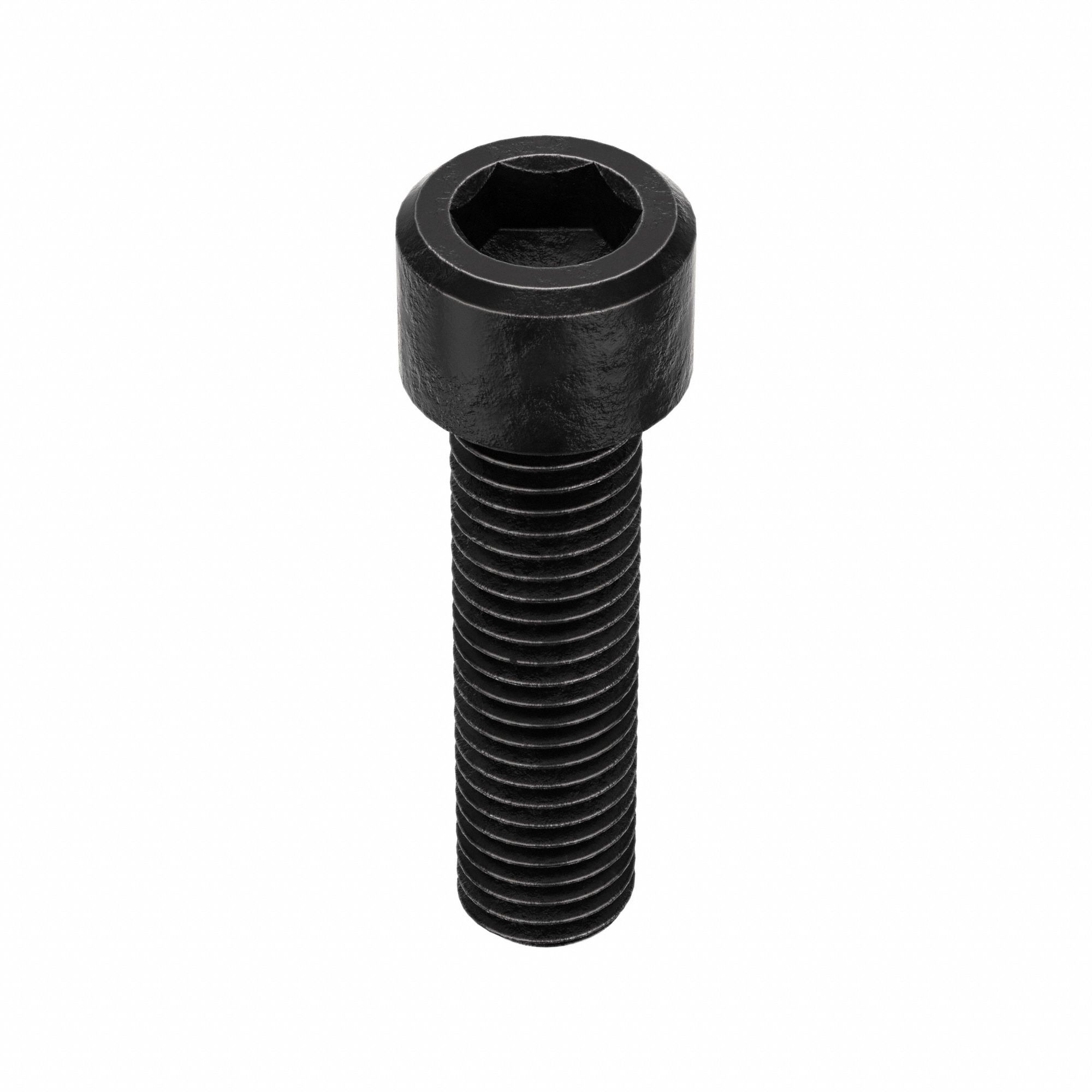 Socket Head Cap Screw: M12x1.75 Thread Size, 45 mm Lg, Std, Black Oxide, Alloy Steel, 50 PK
