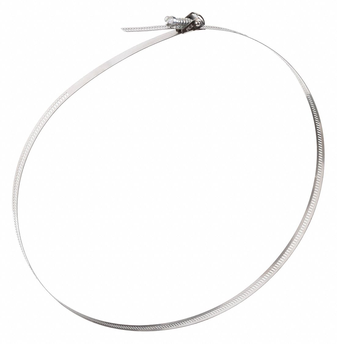 201 Stainless Steel, Perforated Band, Worm Gear Hose Clamp - 16P309