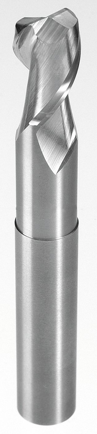 Sq. End Mill, Single End, Carb, 1/4"
