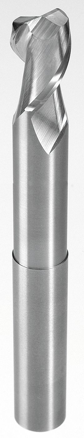 Sq. End Mill, Single End, Carb, 1/4"