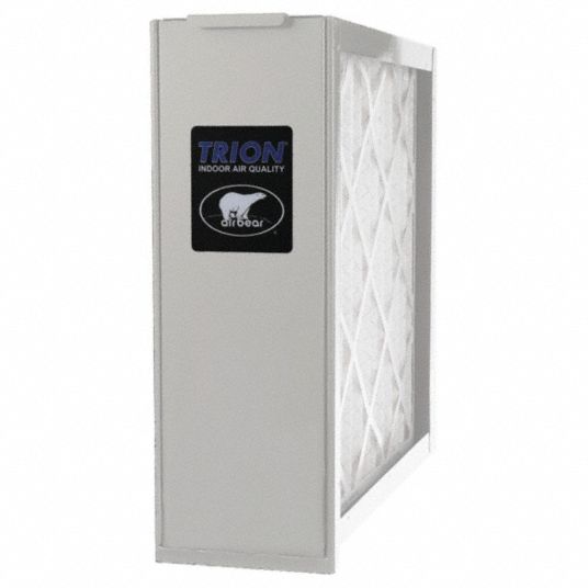TRION Media Air Cleaner, White 4YA30AIR BEAR SUPREME 20X20 Grainger