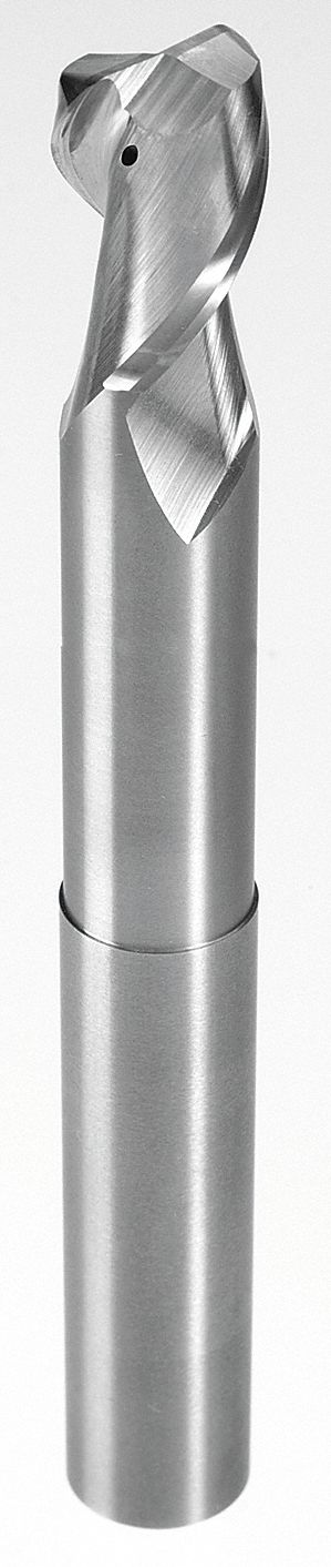 Sq. End Mill, Single End, Carb, 1/4"