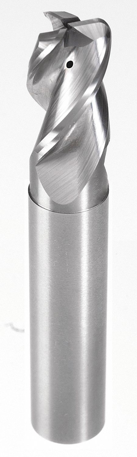 Sq. End Mill, Single End, Carb, 1/4"