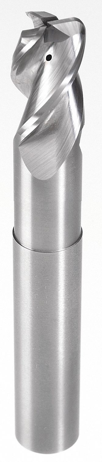 Sq. End Mill, Single End, Carb, 1/4"