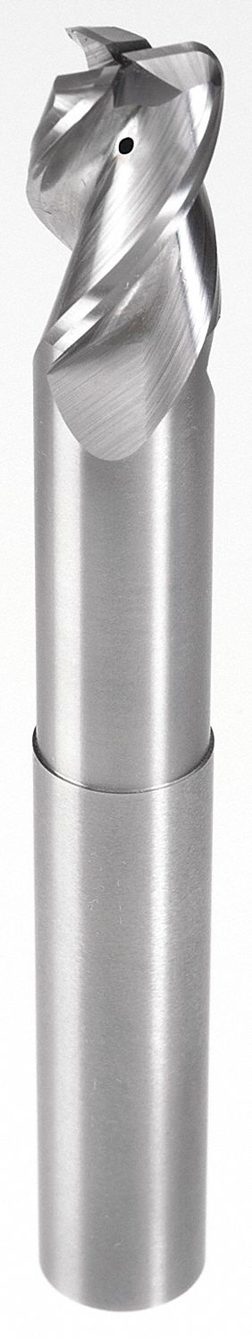 Sq. End Mill, Single End, Carb, 1/4"