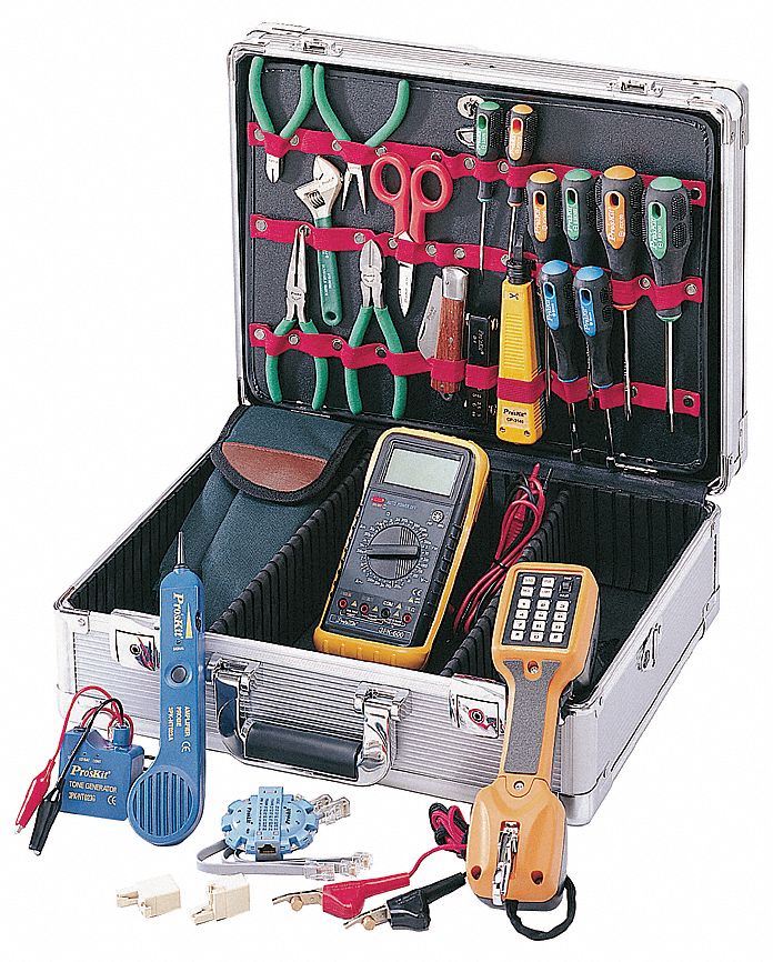 ECLIPSE 21PC Communications Tool Kit 4YCL7PK14019A Grainger