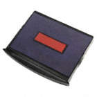 STAMP PAD,DUAL COLOR,BLUE/RED