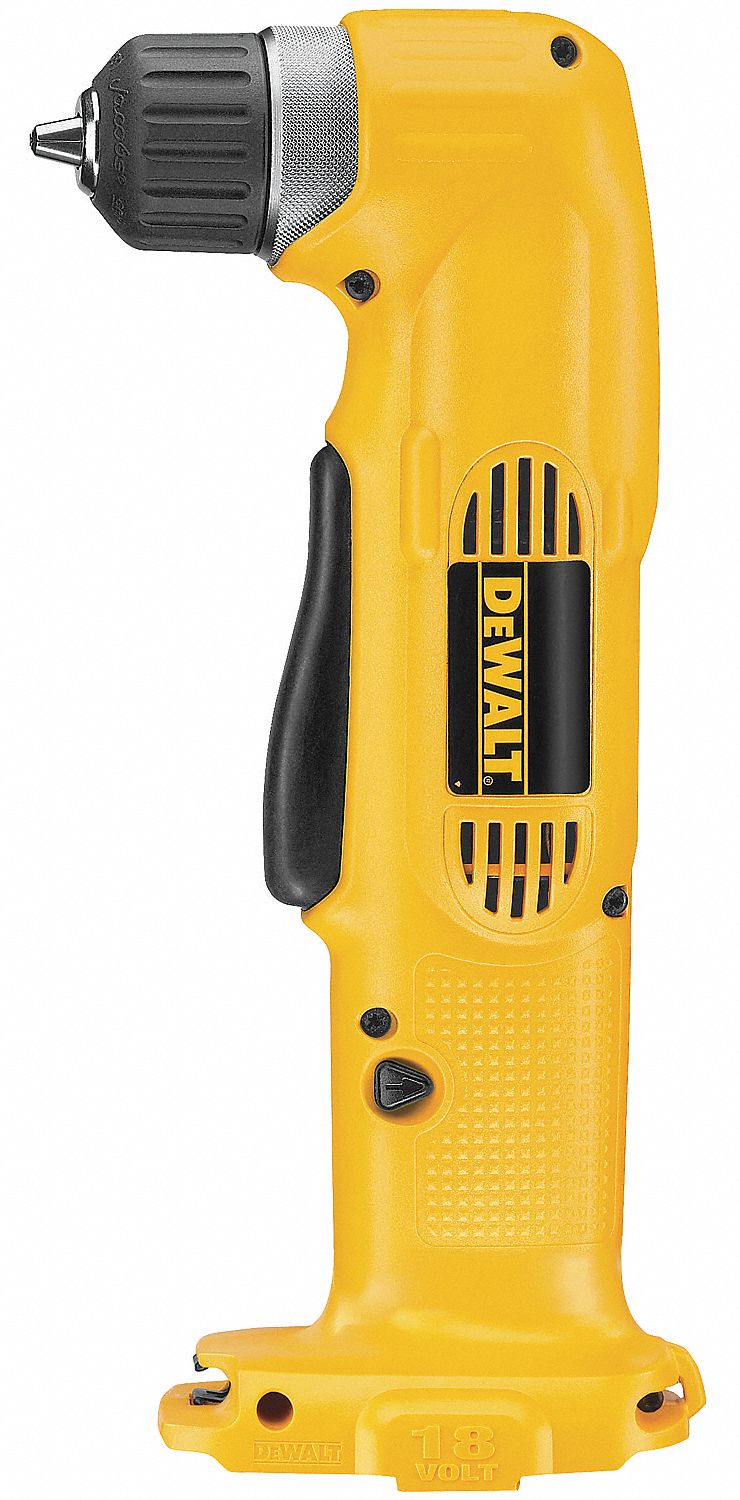 DEWALT 3/8" Cordless Right Angle Drill/Driver, 18.0 Voltage 4YEC1
