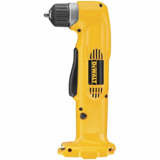DEWALT 3/8 in Cordless Right Angle Drill/Driver, 18.0 Voltage 4YEC1DW960B Grainger
