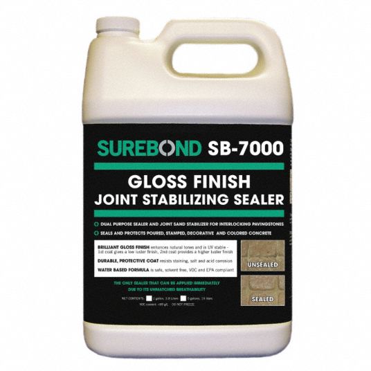 Joint Stabilizing Sealer, Color Clear, Dry Time 24 hr Grainger