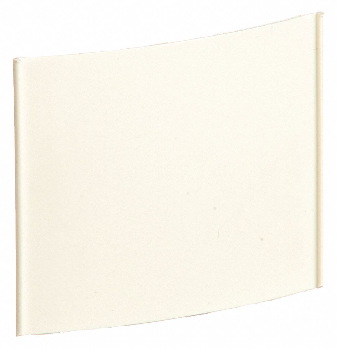 Wire Clip: 800, 1 1/4 in Wd, 1/2 in Ht, Plastic, Ivory