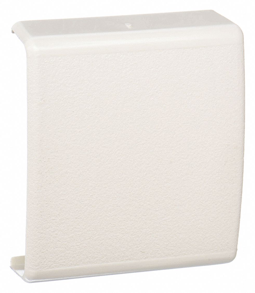 Cover Clip: 2300, 2 1/4 in Wd, 11/16 in Ht, Plastic, Ivory