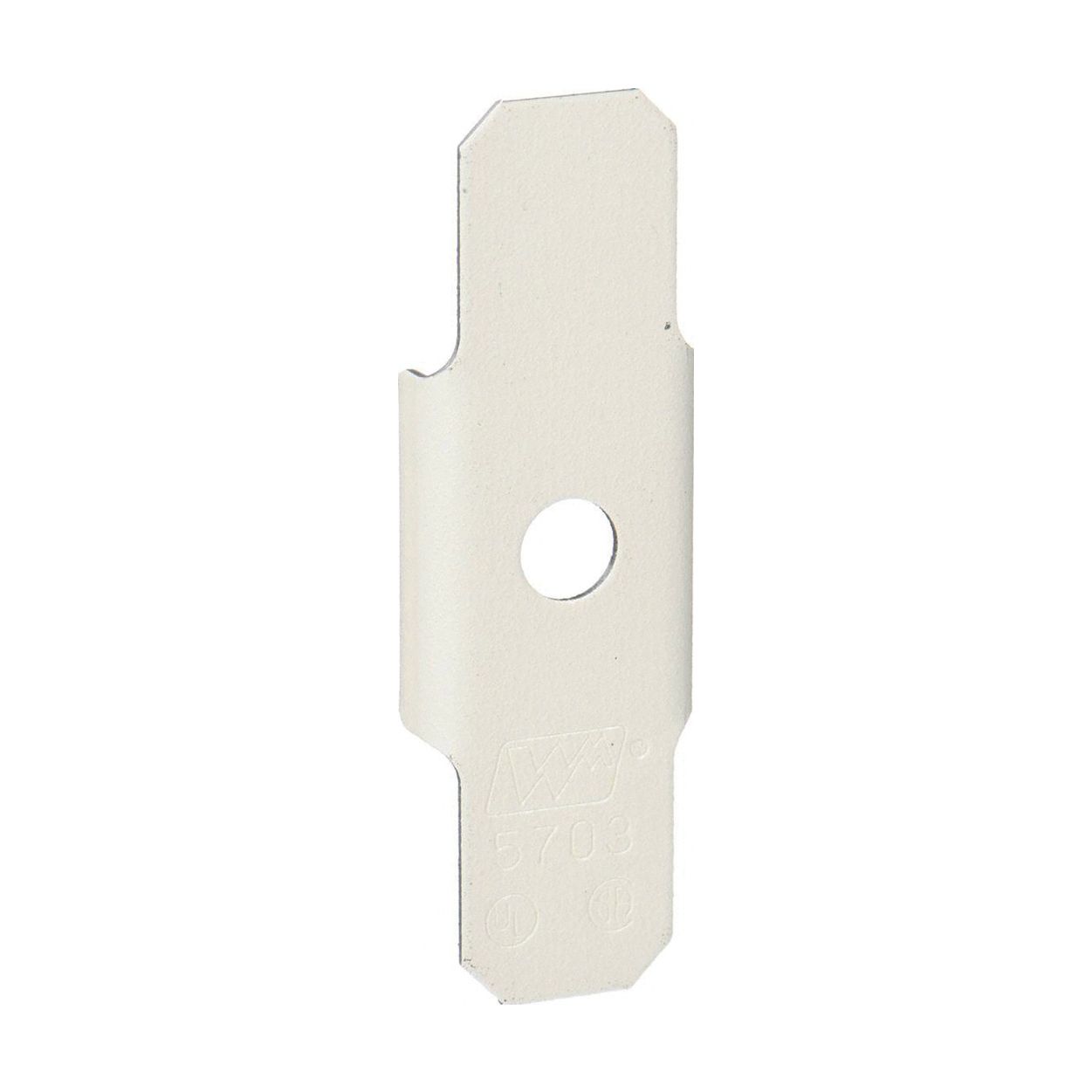 Support Clip: 500/700, 3/4 in Ht, 3/4 in Raceway Wd, Steel, Ivory