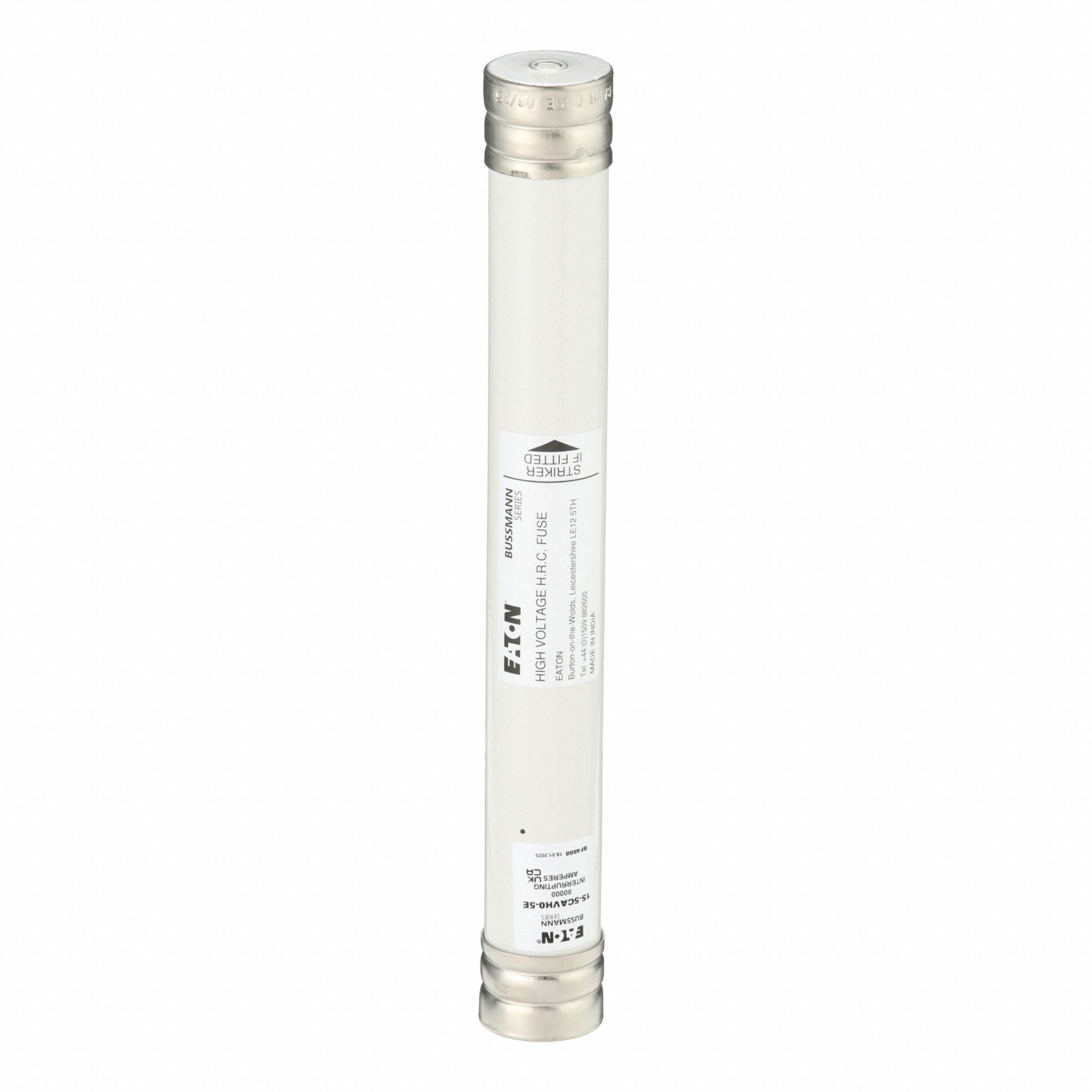 Medium Voltage Fuse: CAVH Series, E-Rated, Time-Delay, 500 mA, 15.5 kV AC, Indicating