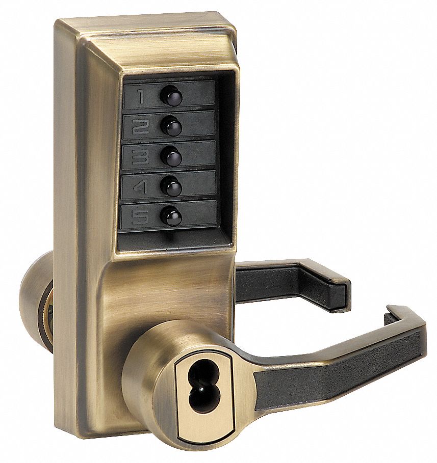 PUSH BUTTON LOCK,ENTRY,KEY OVERRIDE