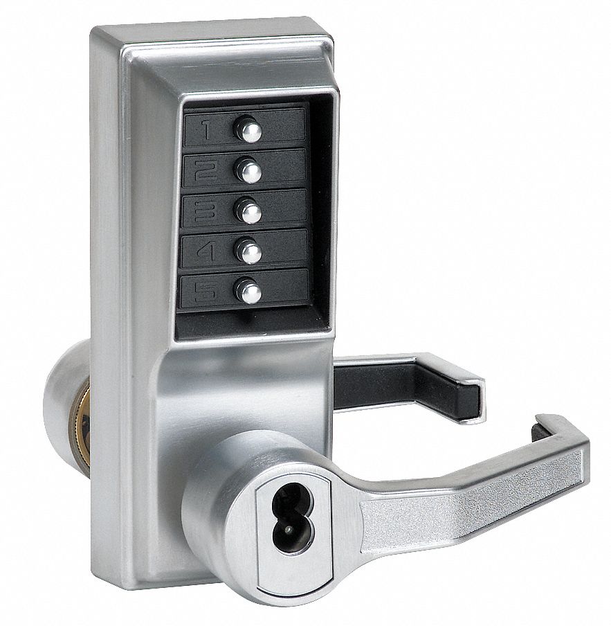 Dormakaba LL1041B-05-41 Pushbutton Lever Lock Prepped For Best Core  Override in Antique Brass - KAL DOOR HARDWARE