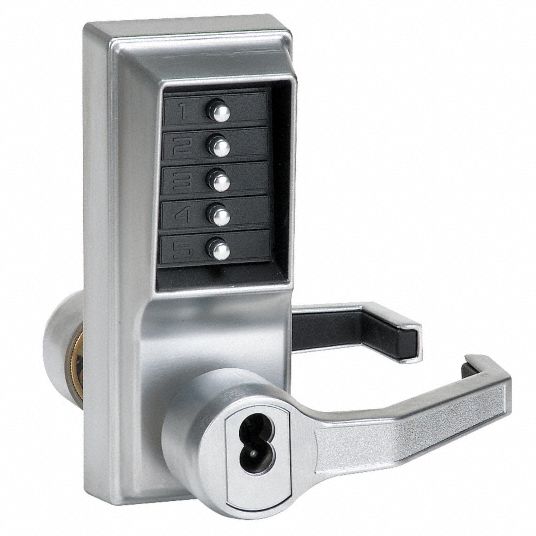 9621C2226D41 Cross-Throw Wood Keyless Cabinet Lock